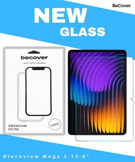 Защитное стекло Becover для Blackview Mega 2 12.0