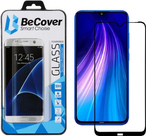 Защитное стекло BeCover для Xiaomi Redmi Note 8T (BC_704525) Black - фото - интернет-магазин электроники и бытовой техники TTT