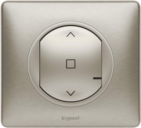 Розумний бездротовий вимикач жалюзі Legrand Celiane with Netatmo Titanium  - фото - інтернет-магазин електроніки та побутової техніки TTT