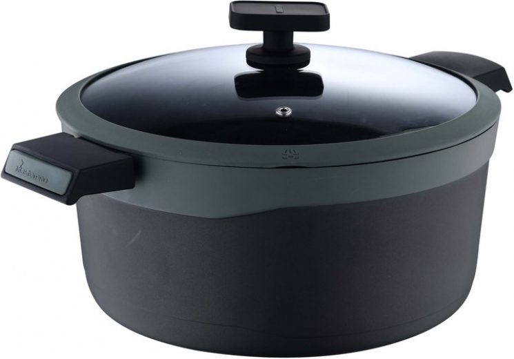 Каструля з кришкою MasterPro Gastro reeco 7.2 л (BGMP-8108) - фото - інтернет-магазин електроніки та побутової техніки TTT