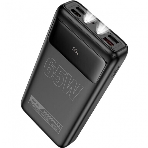 УМБ Hoco DB81 Apollo 30000mAh 65W PD Black - фото - інтернет-магазин електроніки та побутової техніки TTT
