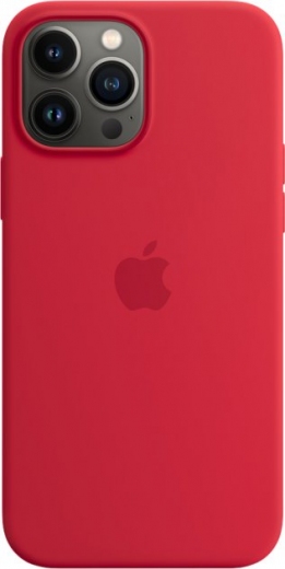 Панель Apple MagSafe Silicone Case для Apple iPhone 13 Pro Max (MM2V3ZE/A) (Product) Red - фото Панель Apple MagSafe Silicone Case для Apple iPhone 13 Pro Max (MM2V3ZE/A) (Product) Red - фото - інтернет-магазин електроніки та побутової техніки TTT