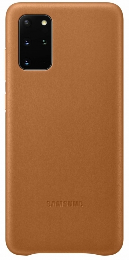 Панель Samsung Leather Cover для Samsung Galaxy S20 Plus (EF-VG985LAEGRU) Brown - фото - інтернет-магазин електроніки та побутової техніки TTT