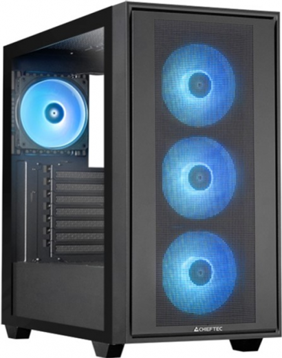 Корпус Chieftec Hunter 3 (GS-03B-OP) Black  - фото - интернет-магазин электроники и бытовой техники TTT