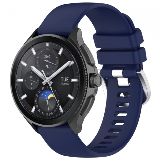 Ремешок BeCover для Xiaomi Watch 2 Pro / S4 / S3 / S1 Pro / S1 / S1 Active (22mm) (714124) Deep Blue - фото - интернет-магазин электроники и бытовой техники TTT