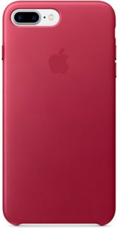 Панель Apple Leather Case Iphone 7/8 Plus Pink Fuchsia - фото - интернет-магазин электроники и бытовой техники TTT