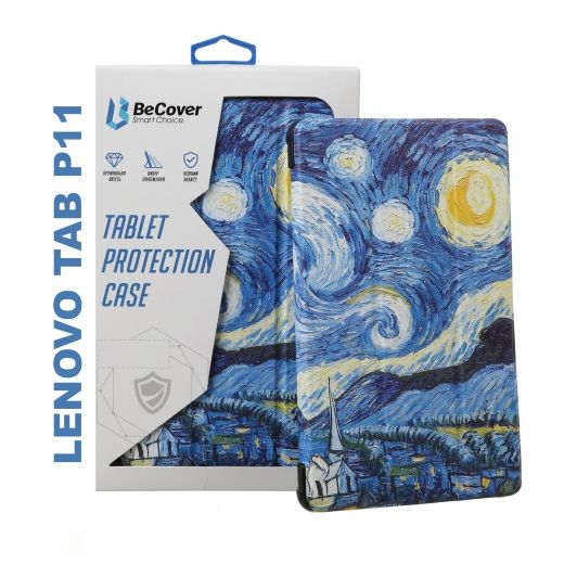Обложка BeCover Smart Case для Lenovo Tab P11 (706103) Night - фото - интернет-магазин электроники и бытовой техники TTT