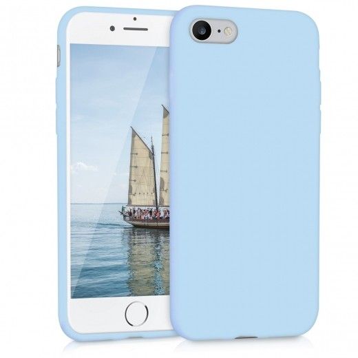 Накладка Apple TPU Original Iphone 7/8 Light Blue - фото - інтернет-магазин електроніки та побутової техніки TTT