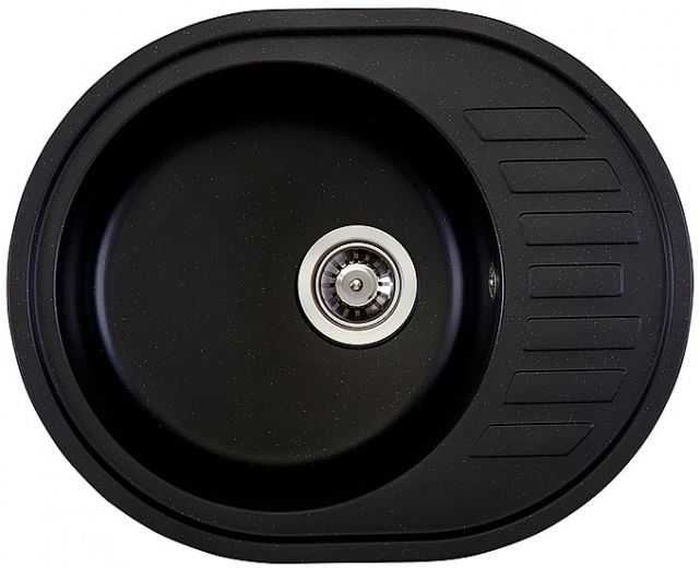 Кухонная мойка INTERLINE EVA black - фото Кухонная мойка INTERLINE EVA black - фото - интернет-магазин электроники и бытовой техники TTT