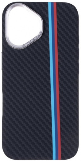 Панель Pitaka Kevlar Style Case camera stand (MagSafe) для iPhone 17 Charcoal Classic Stripes (box) - фото - интернет-магазин электроники и бытовой техники TTT
