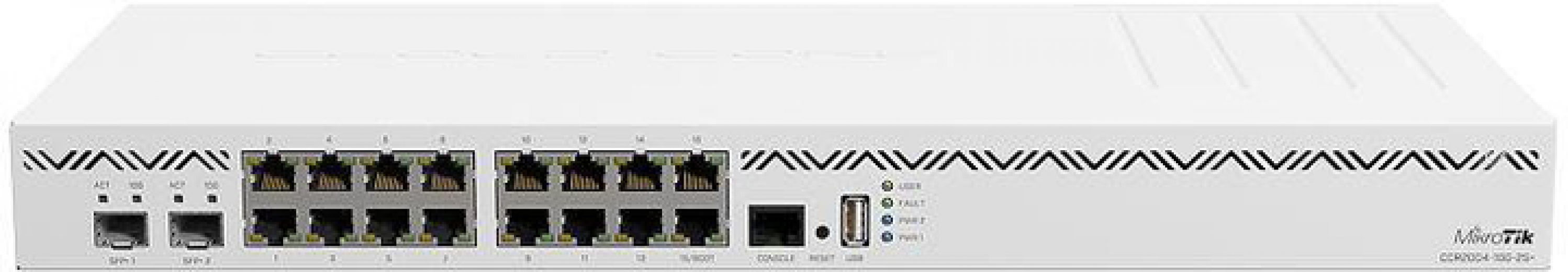 Маршрутизатор MikroTik CCR2004-16G-2S+ (16хGE, 2xSFP+, L6) - фото - інтернет-магазин електроніки та побутової техніки TTT