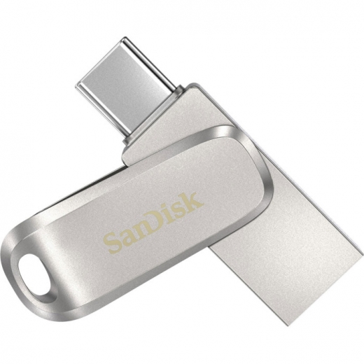 USB флеш накопитель SanDisk Ultra Dual Luxe 1TB USB 3.2 Type-C/USB-A (SDDDC4-1T00-G46) Silver - фото - интернет-магазин электроники и бытовой техники TTT