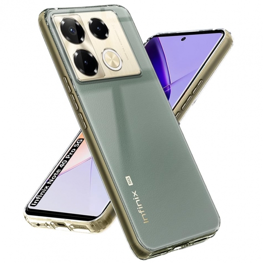 Панель BeCover для Infinix Note 40 Pro (X6851) (711180) Transparancy - фото - інтернет-магазин електроніки та побутової техніки TTT