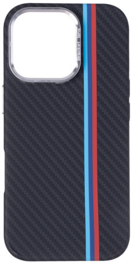 Панель Pitaka Kevlar Style Case camera stand (MagSafe) для iPhone 16 Pro Charcoal Classic Stripes (box) - фото - интернет-магазин электроники и бытовой техники TTT