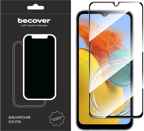 Захисне скло BeCover для Samsung Galaxy M14 5G SM-M146 (709258) Black - фото Захисне скло BeCover для Samsung Galaxy M14 5G SM-M146 (709258) Black - фото - інтернет-магазин електроніки та побутової техніки TTT