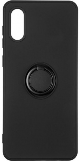 Чохол-накладка Gelius Ring Holder Case для Samsung Galaxy A02 Black - фото - інтернет-магазин електроніки та побутової техніки TTT