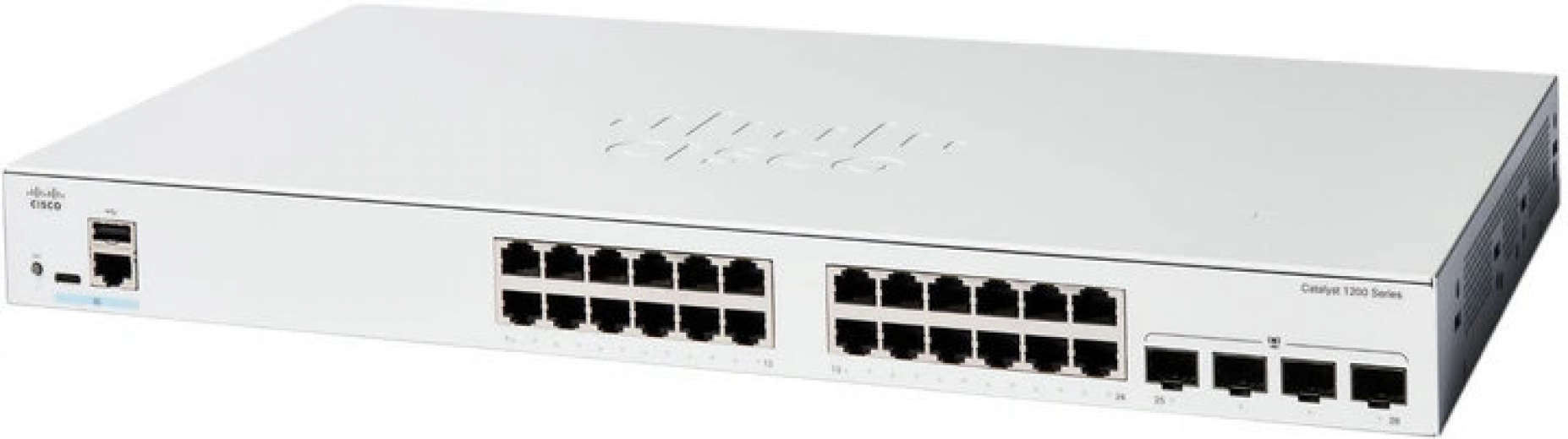 Коммутатор Cisco Catalyst 1200 (C1200-24T-4G) - фото - интернет-магазин электроники и бытовой техники TTT