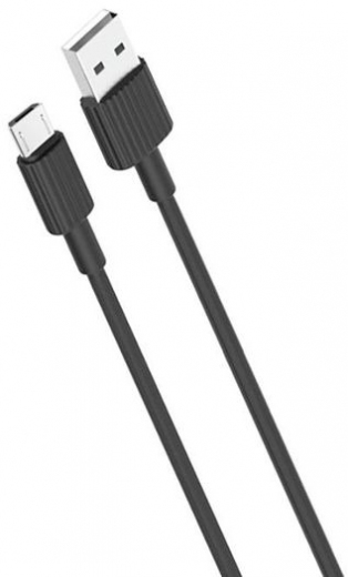 Кабель XO NB-P156 microUSB 1m 2A Black - фото - интернет-магазин электроники и бытовой техники TTT