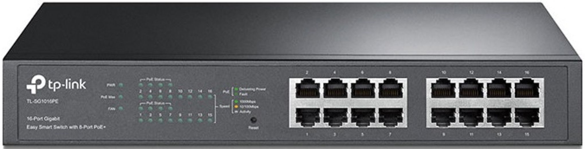 Коммутатор TP-LINK TL-SG1016PE - фото Коммутатор TP-LINK TL-SG1016PE - фото - интернет-магазин электроники и бытовой техники TTT