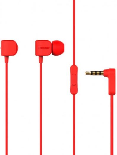 Навушники Remax RM-502 Earphone Red - фото - інтернет-магазин електроніки та побутової техніки TTT