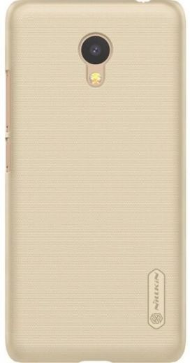 Чехол Nillkin Super Frosted Shield Meizu M5c Gold - фото - интернет-магазин электроники и бытовой техники TTT