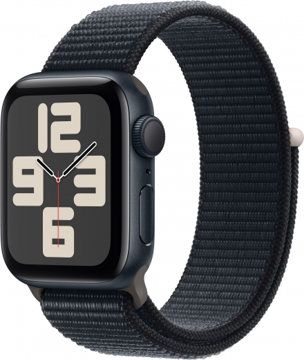 Apple Watch SE (2023) GPS 44mm Midnight Aluminium Case with Midnight Sport Loop (MREA3QP/A) - фото Apple Watch SE (2023) GPS 44mm Midnight Aluminium Case with Midnight Sport Loop (MREA3QP/A) - фото - интернет-магазин электроники и бытовой техники TTT