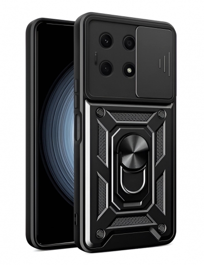 Панель BeCover Military для Honor X8a (710668) Black - фото Панель BeCover Military для Honor X8a (710668) Black - фото - интернет-магазин электроники и бытовой техники TTT