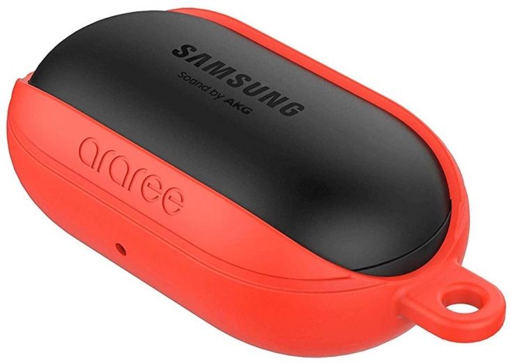 Чехол для наушников Samsung Silicone Cover Galaxy Buds (GP-R170KDFPBWD) Red - фото - интернет-магазин электроники и бытовой техники TTT