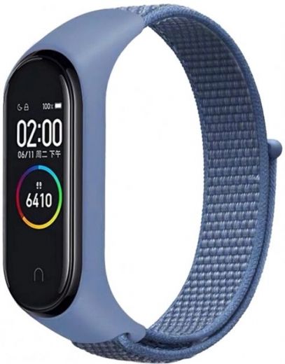 Ремінець BeCover Nylon Style для Xiaomi Mi Band 5 (BC_705417) Blue - фото - інтернет-магазин електроніки та побутової техніки TTT