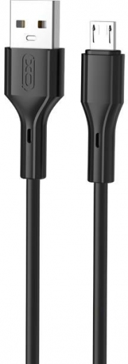 Кабель XO NB230 microUSB 1m 2.4A Black - фото - интернет-магазин электроники и бытовой техники TTT