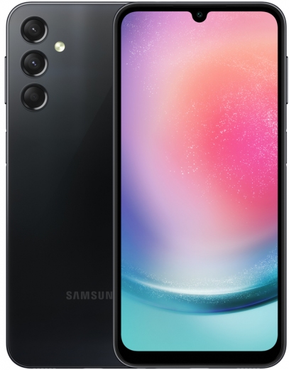 Смартфон Samsung Galaxy A24 6/128GB (SM-A245FZKVSEK) Black - фото - інтернет-магазин електроніки та побутової техніки TTT