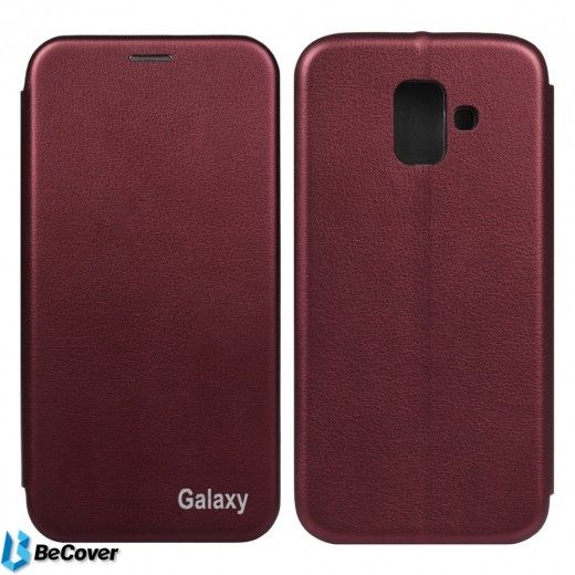 Чехол-книжка BeCover Exclusive для Samsung Galaxy A6 SM-A600 (BC_702523) Red - фото - интернет-магазин электроники и бытовой техники TTT