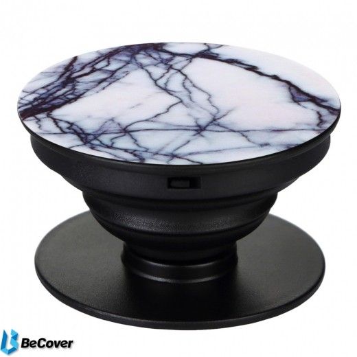 Автотримач для смартфона BeCover PopSockets Stand + PopSockets Mount Marble (BC_701676) - фото - інтернет-магазин електроніки та побутової техніки TTT