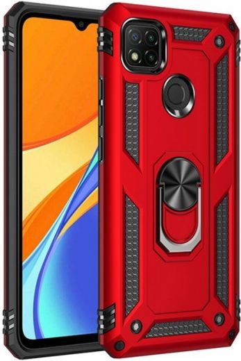 Панель BeCover Military для Xiaomi Redmi 9C (705580) Red  - фото - интернет-магазин электроники и бытовой техники TTT