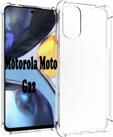 Cиліконовий чохол BeCover Anti-Shock для Motorola Moto G22 (707881) Clear - фото - інтернет-магазин електроніки та побутової техніки TTT