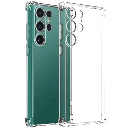 Панель BeCover Anti-Shock для Samsung Galaxy S25 Ultra SM-S938 (712904) Clear - фото - интернет-магазин электроники и бытовой техники TTT