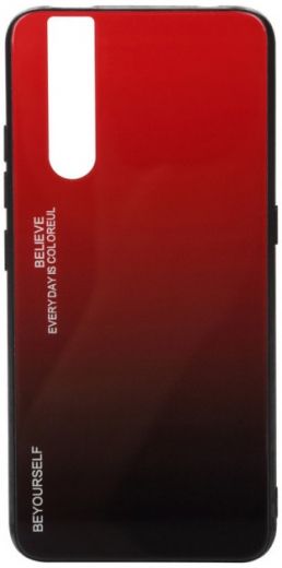 Панель BeCover Gradient Glass для Vivo V15 Pro (704038) Red-Black - фото - интернет-магазин электроники и бытовой техники TTT