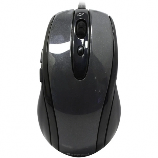Миша A4Tech N-708X Glossy Grey - фото - інтернет-магазин електроніки та побутової техніки TTT