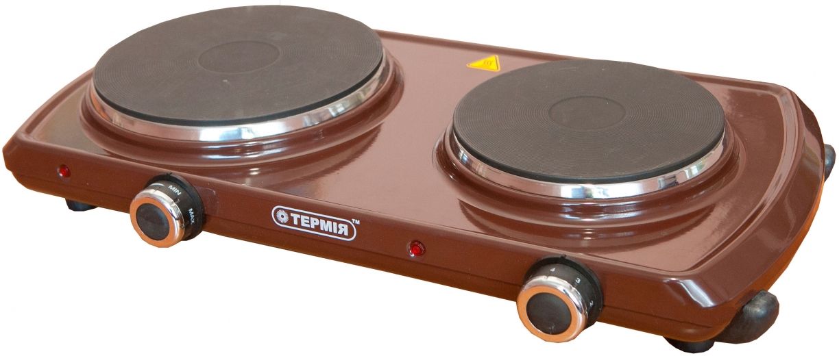 Плита настільна ТЕРМІЯ ЕПЧ 2-2,2/230М2 Brown - фото Плита настільна ТЕРМІЯ ЕПЧ 2-2,2/230М2 Brown - фото - інтернет-магазин електроніки та побутової техніки TTT