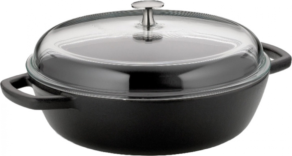 Сотейник Kela Calido чавунний з кришкою 28 см 3.8 л (12466) - фото - інтернет-магазин електроніки та побутової техніки TTT