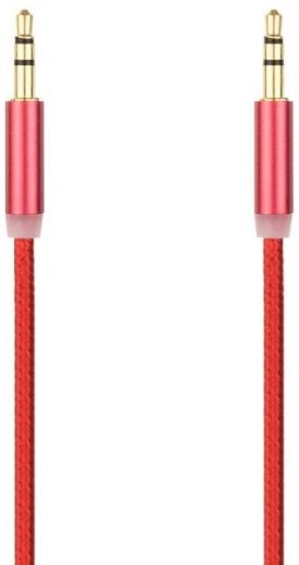Аудиокабель Gelius AUX 1m (нитка) Red - фото - интернет-магазин электроники и бытовой техники TTT