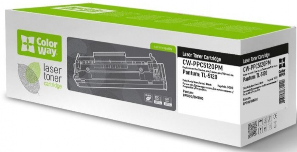 Картридж ColorWay Pantum TL-5120P BP5100/BM5100 3K (CW-PPC5120PM) - фото - інтернет-магазин електроніки та побутової техніки TTT