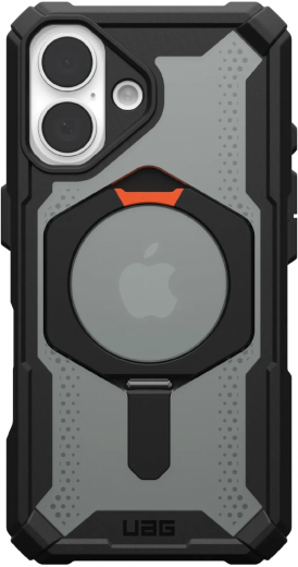 Чехол UAG для Apple iPhone 16 Plasma XTE MagSafe (114476114097) Black/Orange - фото - интернет-магазин электроники и бытовой техники TTT