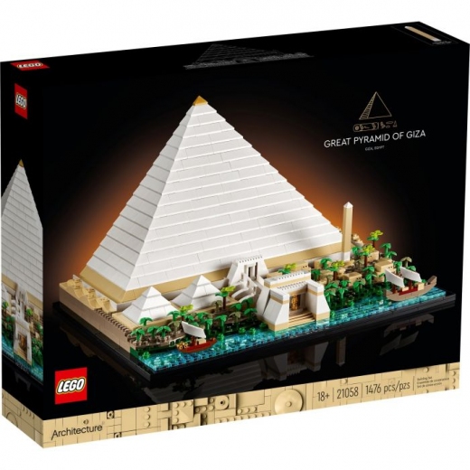 Конструктор LEGO Architecture Піраміда Хеопса 1476 деталей (21058) - фото - інтернет-магазин електроніки та побутової техніки TTT