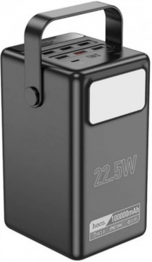 УМБ Hoco DB03 Endure 100000mAh 22.5W PD/QC 2.0/QC 3.0 Black - фото - интернет-магазин электроники и бытовой техники TTT
