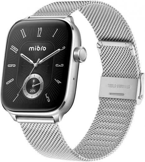 Смарт-часы Mibro Fit 44мм (XPAW027S) Silver  - фото - интернет-магазин электроники и бытовой техники TTT