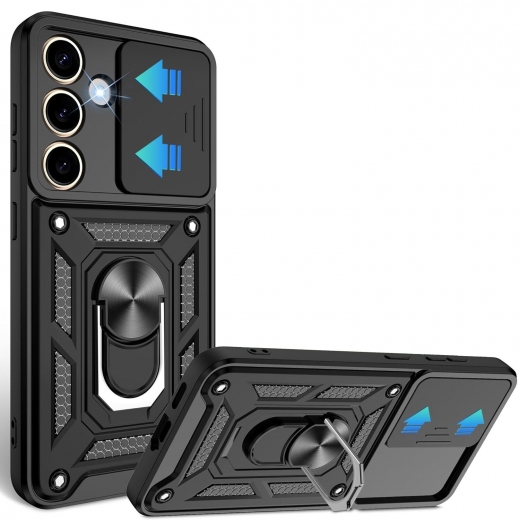 Панель BeCover Military для Samsung Galaxy S25 FE SM-S731 (714385) Black - фото - интернет-магазин электроники и бытовой техники TTT