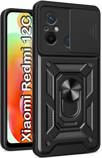 Панель BeCover Military для Xiaomi Redmi 12C (709165) Black - фото - інтернет-магазин електроніки та побутової техніки TTT