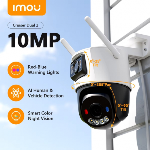 IP-камера Imou Cruiser Dual 2 (IPC-S7XEP-10M0WED) - фото IP-камера Imou Cruiser Dual 2 (IPC-S7XEP-10M0WED) - фото - интернет-магазин электроники и бытовой техники TTT