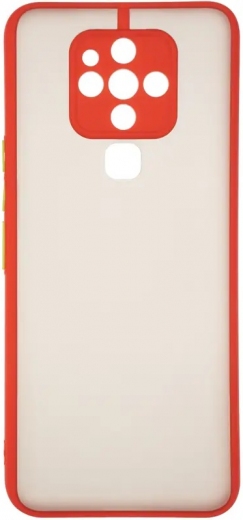 Панель Gelius Bumper Mat Case для Tecno Camon 16 Red - фото - інтернет-магазин електроніки та побутової техніки TTT